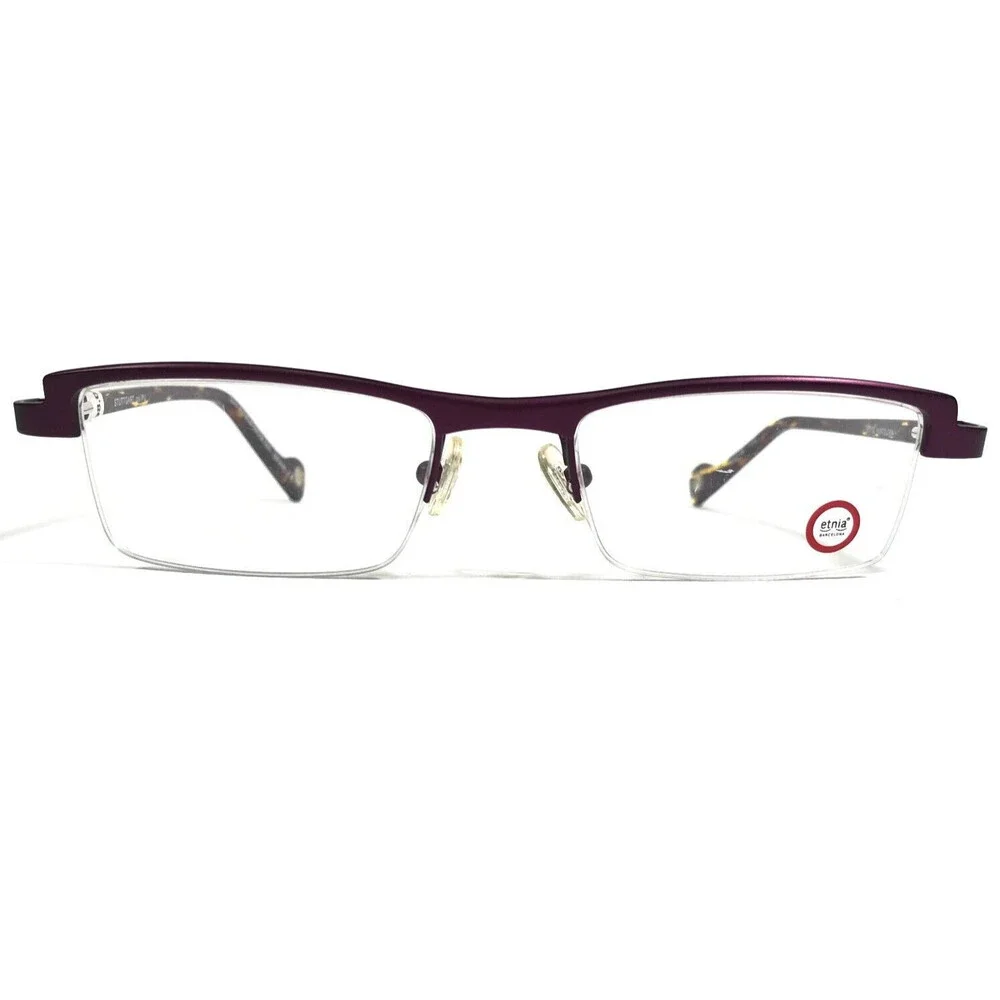 Etnia Eyeglasses Frames STUTTGART col.PU Purple Tortoise Rectangular 50-18-140